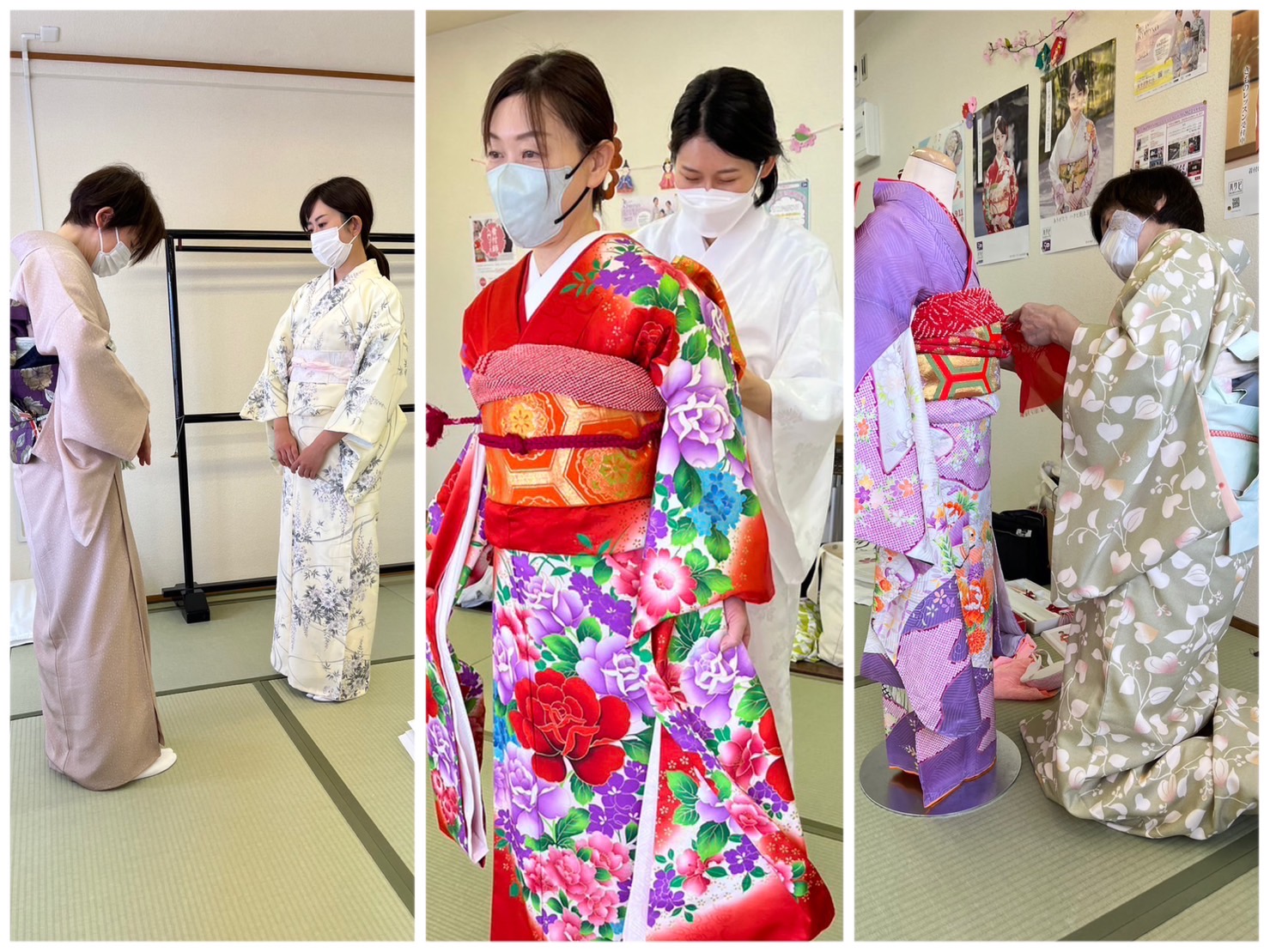 静岡県浜松の着付け教室 - 着付け教室はハクビ京都きもの学院